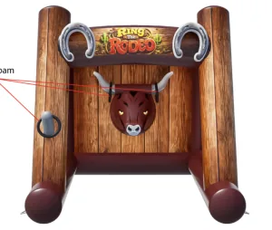 Dmuchana gra Ring the Rodeo — zdjęcie 4 z 6