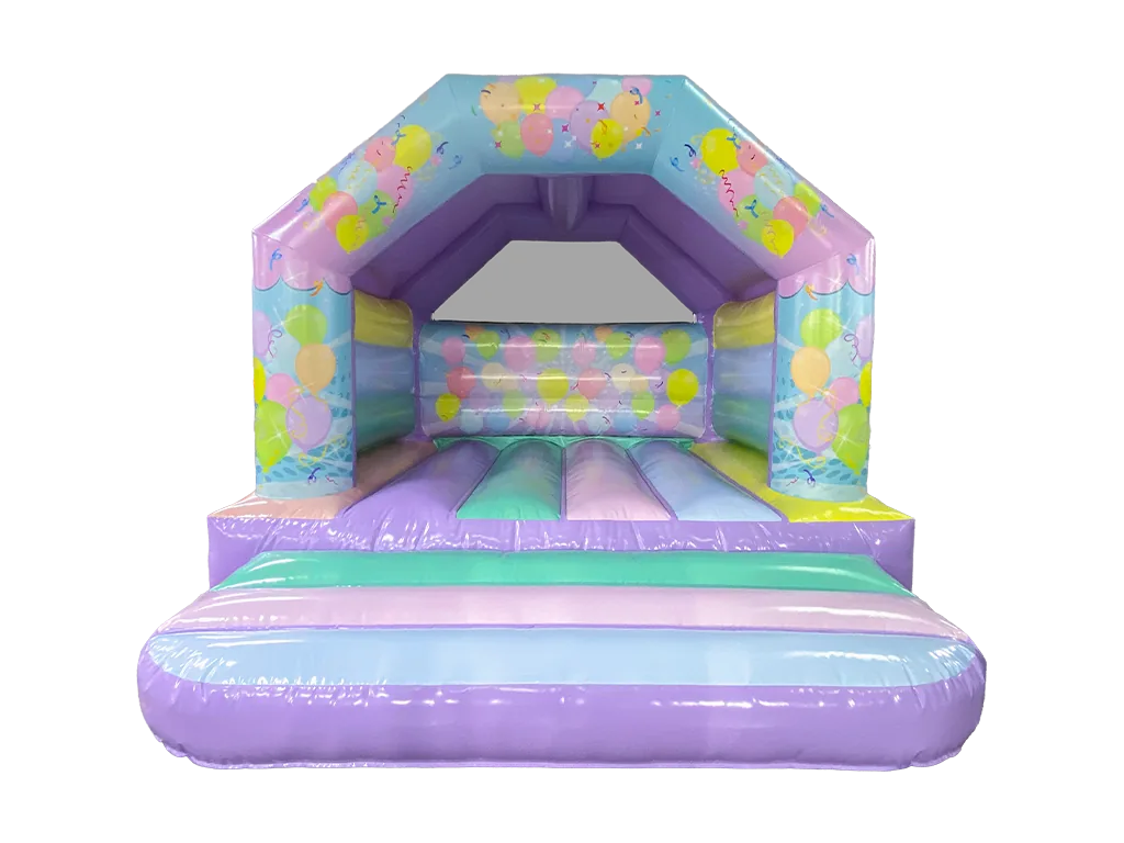 Dmuchaniec rama A Party 3,9 × 3,7 m, pastelowy wielokolorowy — zdjęcie 1 z 4
