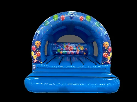 Dmuchaniec zakrzywiony Party 3,8 × 3,85 m, niebieski