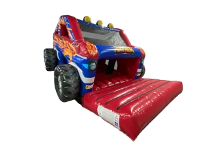 Dmuchaniec 3D Monster Truck z przechylaną podłogą 6 × 5 m — zdjęcie 1 z 6