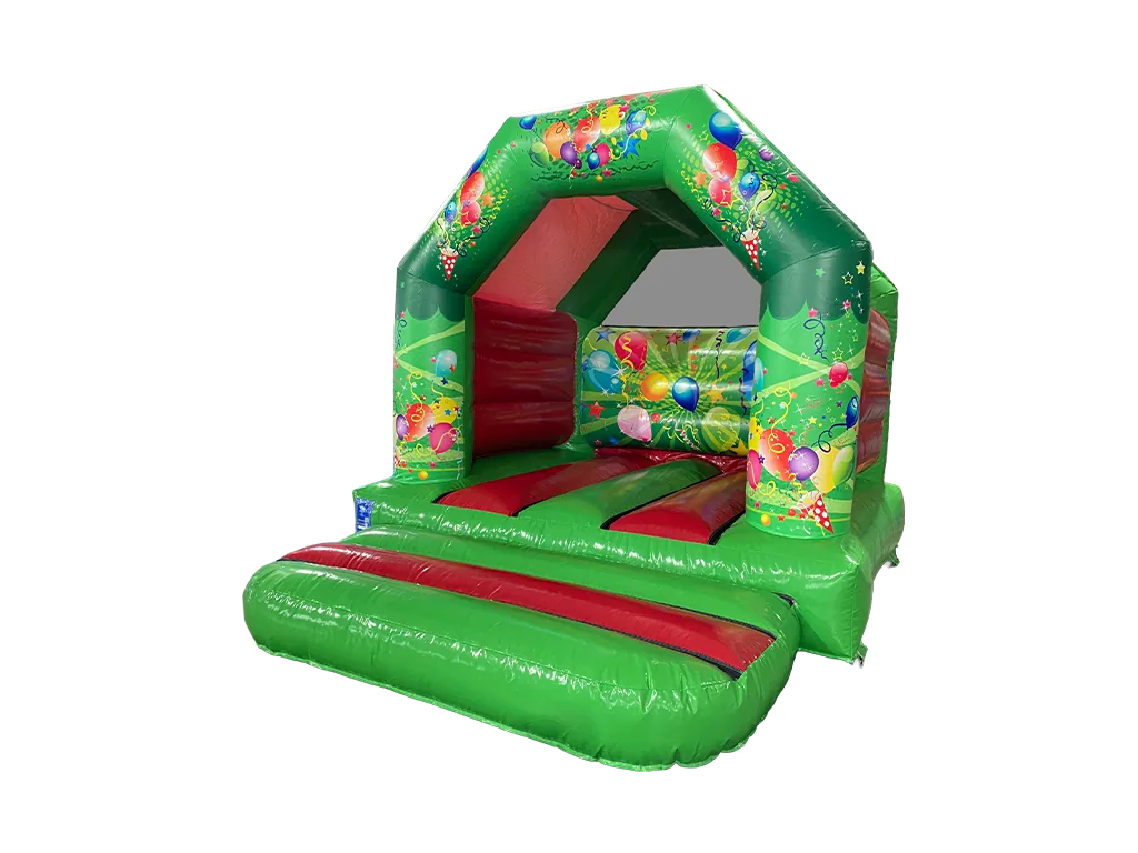 Dmuchaniec rama A Party 3,9 × 3,1 m, zielono-czerwony — zdjęcie 2 z 6
