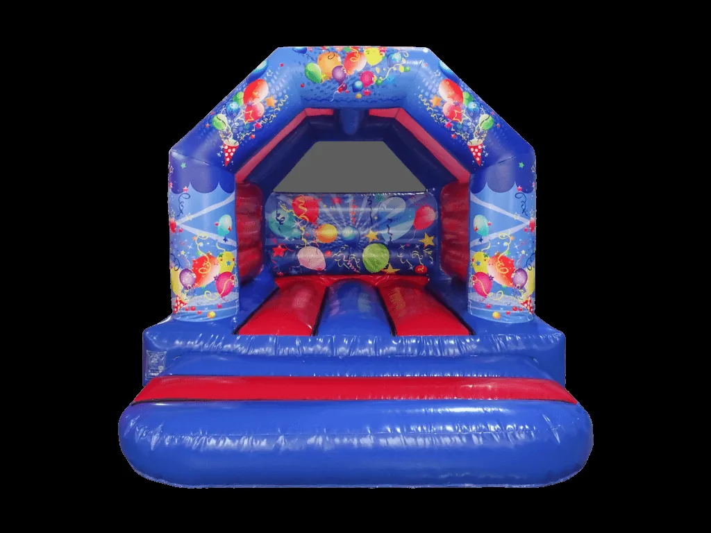 Dmuchaniec rama A Party 3,9 × 3,1 m, niebiesko-czerwony — zdjęcie 1 z 6
