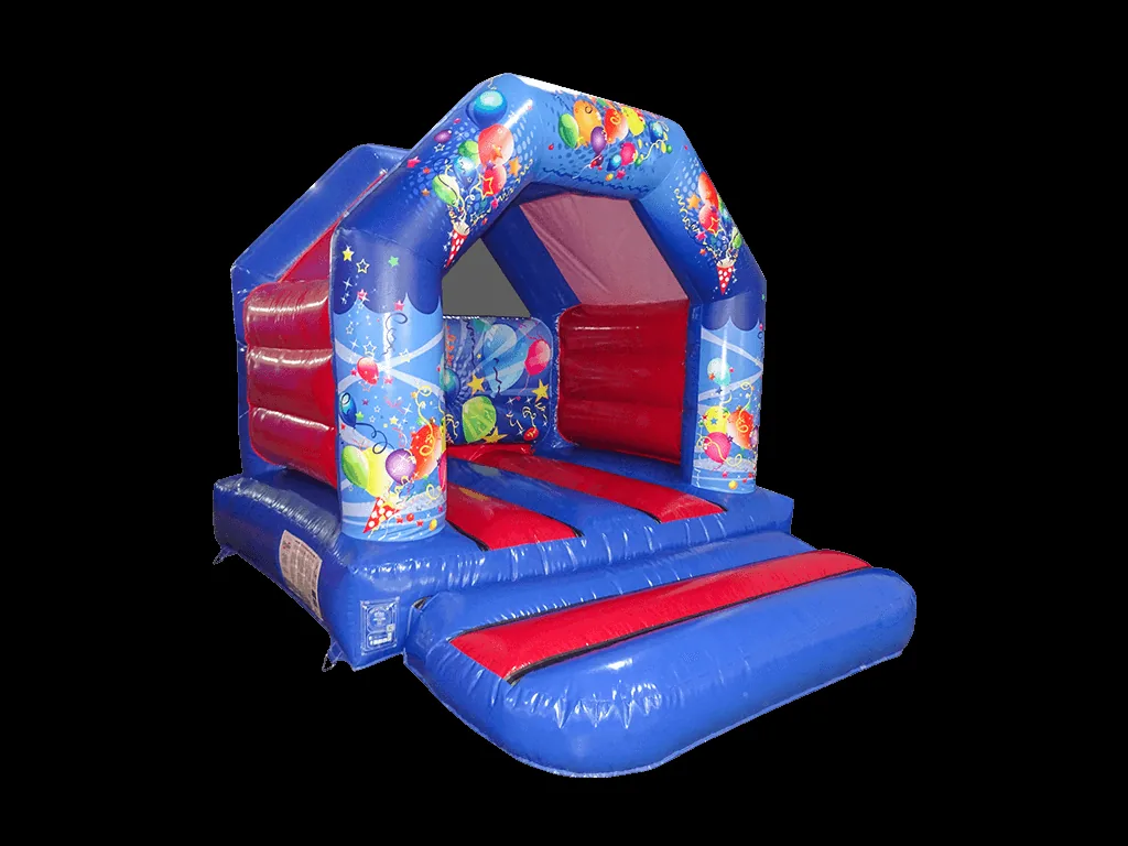 Dmuchaniec rama A Party 3,9 × 3,1 m, niebiesko-czerwony — zdjęcie 2 z 6