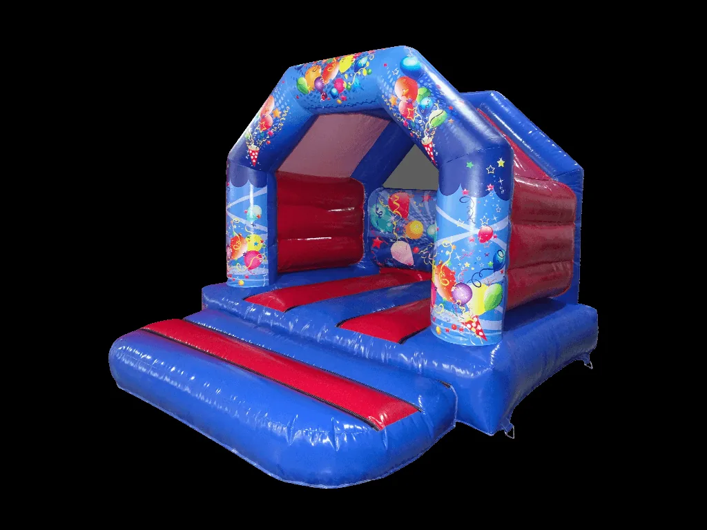 Dmuchaniec rama A Party 3,9 × 3,1 m, niebiesko-czerwony — zdjęcie 6 z 6
