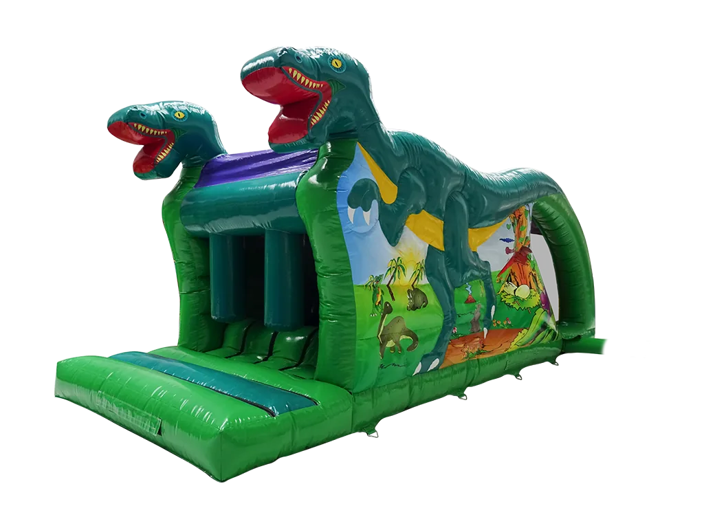 Jednoczęściowy dmuchany tor przeszkód Dinozaur 8,55 m — zdjęcie 1 z 1