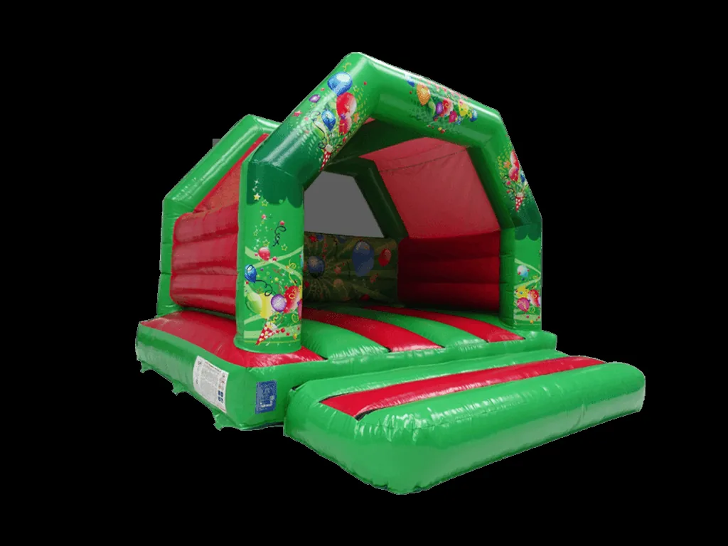 Dmuchaniec rama A Party 4,6 × 4,7 m, zielono-czerwony — zdjęcie 2 z 6