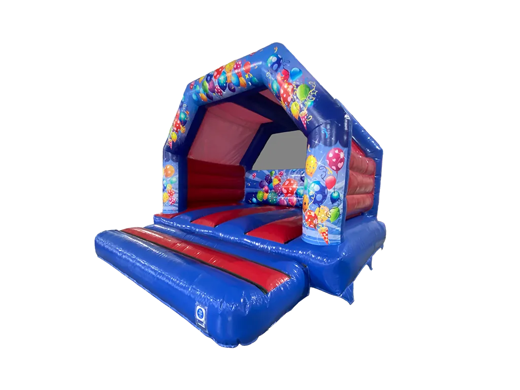 Dmuchaniec rama A Party 4,6 × 4,7 m, niebiesko-czerwony — zdjęcie 4 z 6