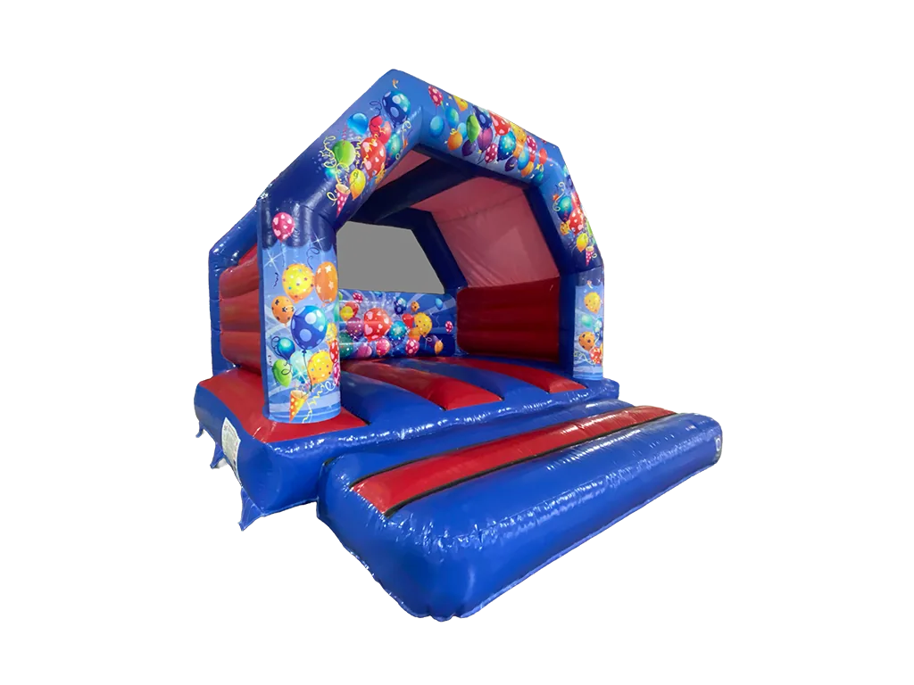 Dmuchaniec rama A Party 4,6 × 4,7 m, niebiesko-czerwony — zdjęcie 5 z 6