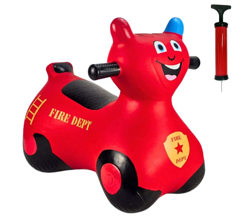 Dmuchany skoczek Happy Hopperz, motocykl strażacki — zdjęcie 1 z 1