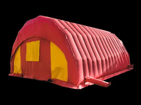 Dmuchany budynek z podwójną powłoką 7,9 × 7,9 m