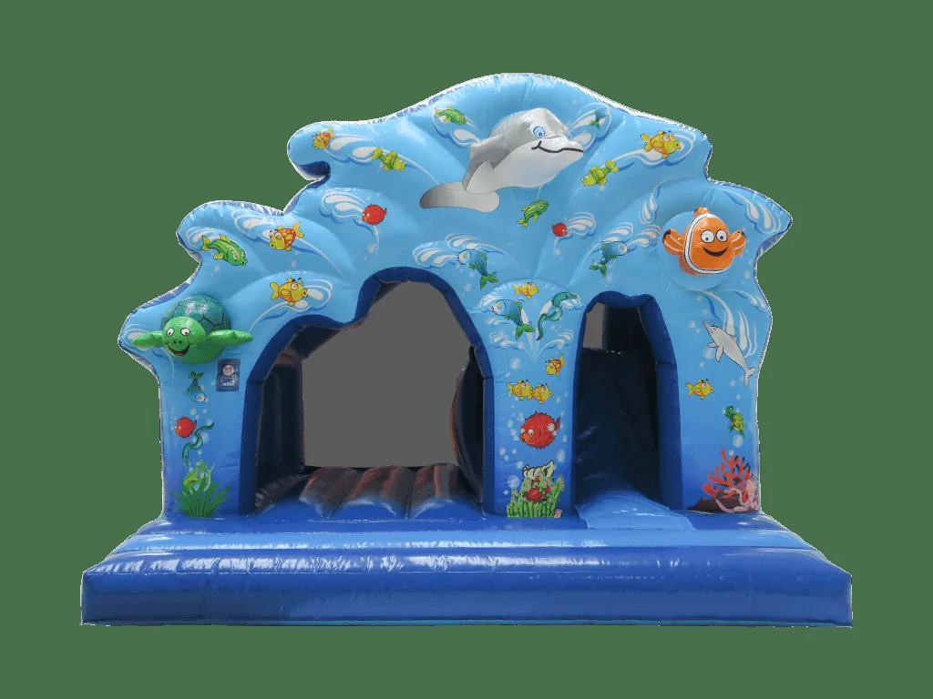 Dmuchany plac zabaw ze zjeżdżalnią Królestwo Oceanu 4,5 × 4,9 m — zdjęcie 1 z 1