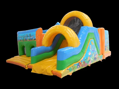 Dmuchane centrum aktywności Big Fun ze zjeżdżalnią 8,45 × 7,1 m
