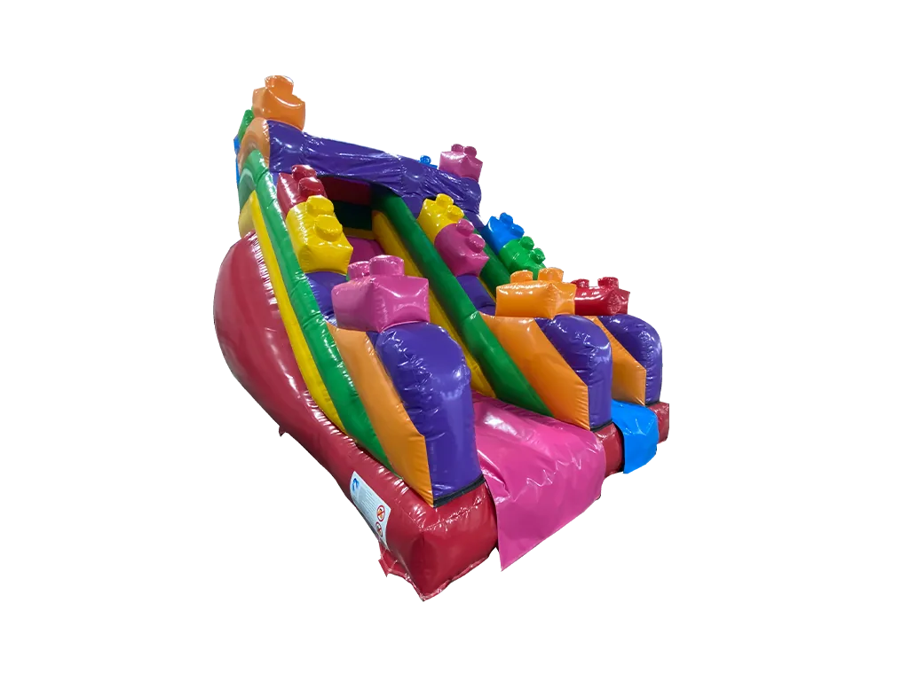 Dmuchana zjeżdżalnia 3D Klocki z platformą 2,23 m — zdjęcie 3 z 6