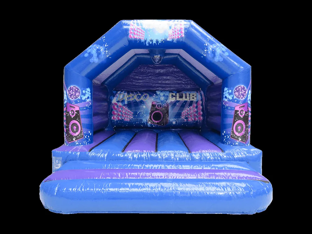 Dmuchaniec rama A Disco 3,9 × 3,7 m, wielokolorowy, wersja Disco Ready — zdjęcie 1 z 6