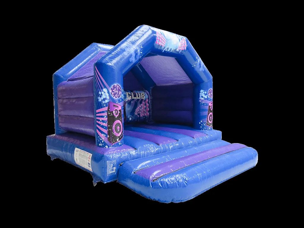 Dmuchaniec rama A Disco 3,9 × 3,7 m, wielokolorowy, wersja Disco Ready — zdjęcie 2 z 6