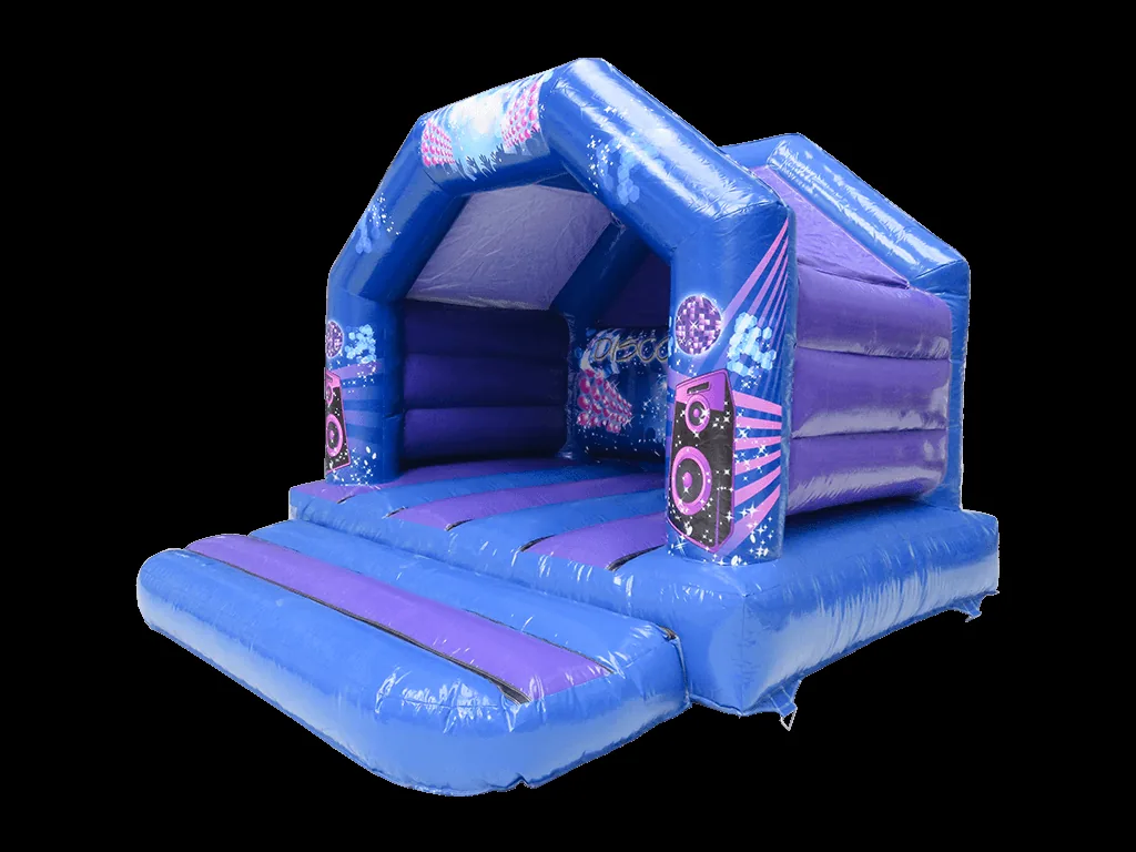 Dmuchaniec rama A Disco 3,9 × 3,7 m, wielokolorowy, wersja Disco Ready — zdjęcie 6 z 6