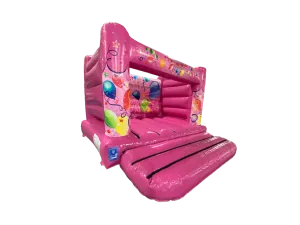 Dmuchaniec rama H Party 3,9 × 3,7 m, różowy — zdjęcie 5 z 7