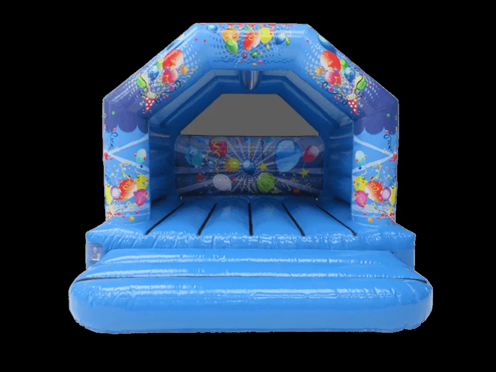 Dmuchaniec rama A Party 3,9 × 3,7 m, fioletowo-niebieski — zdjęcie 2 z 15