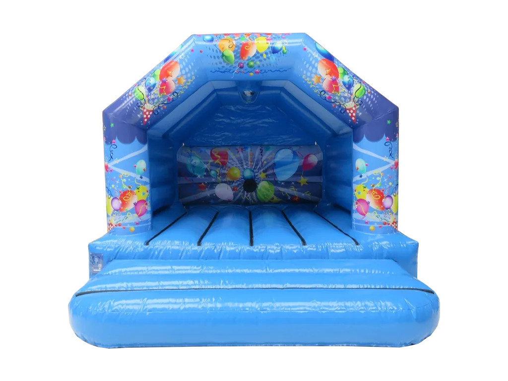 Dmuchaniec rama A Party 3,9 × 3,7 m, fioletowo-niebieski — zdjęcie 7 z 15