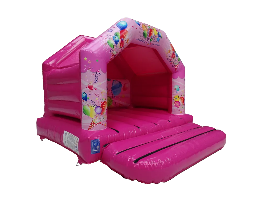 Dmuchaniec rama A Party 3,9 × 3,7 m, różowy, wersja Disco Ready — zdjęcie 2 z 6