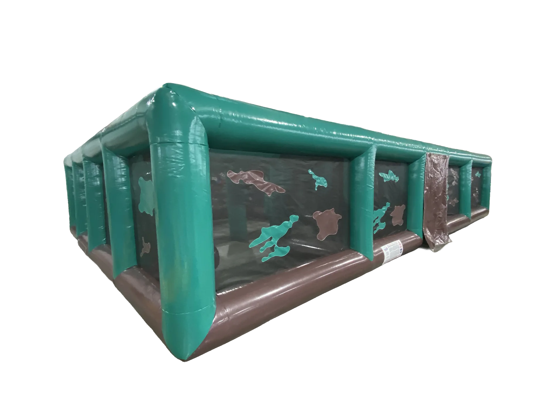 Dmuchany labirynt paintballowy 7,6 × 12 m — zdjęcie 3 z 5