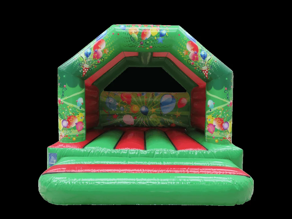 Dmuchaniec rama A Party 3,9 × 3,7 m, zielony, wersja Disco Ready — zdjęcie 6 z 15