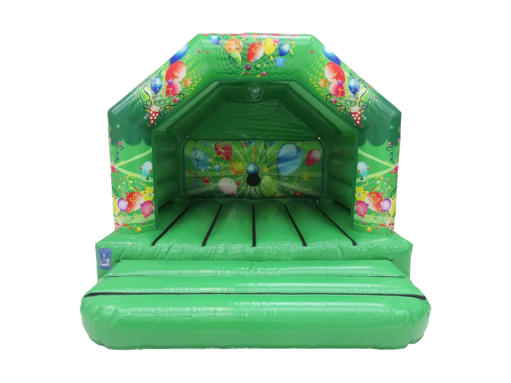 Dmuchaniec rama A Party 3,9 × 3,7 m, niebieski, wersja Disco Ready — zdjęcie 8 z 15