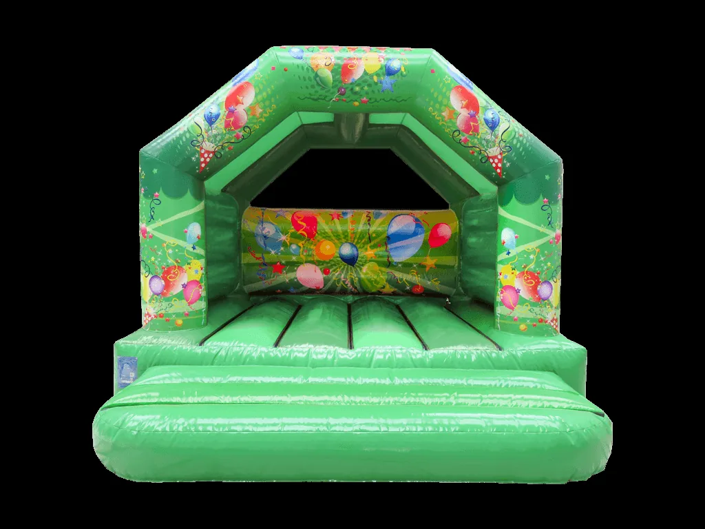 Dmuchaniec rama A Party 3,9 × 3,7 m, niebieski, wersja Disco Ready — zdjęcie 12 z 15