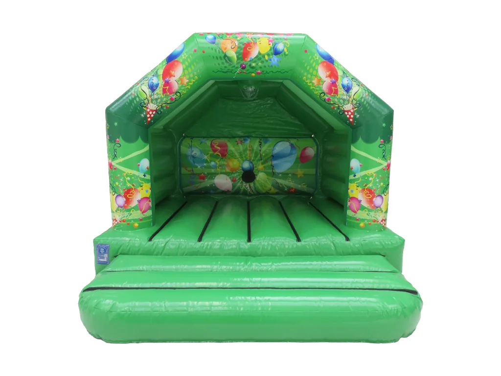 Dmuchaniec rama A Party 3,9 × 3,7 m, niebieski, wersja Disco Ready — zdjęcie 15 z 15