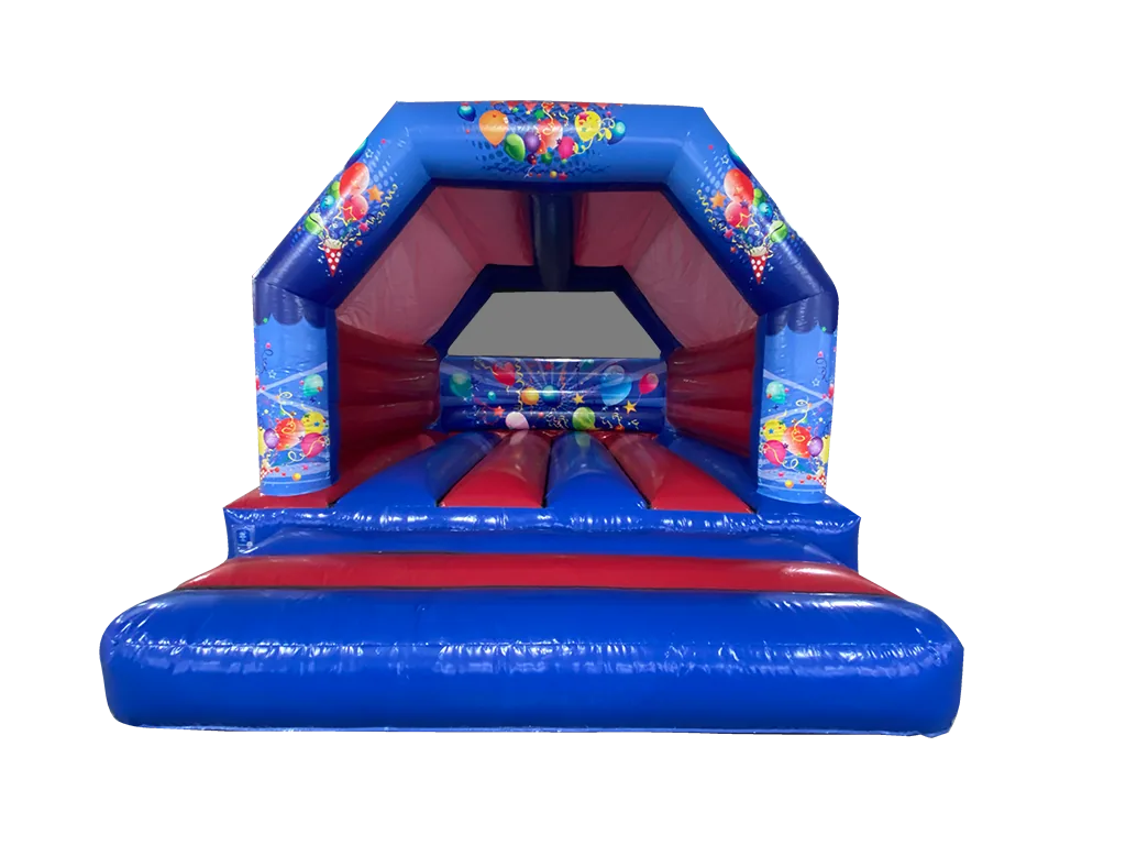 Dmuchaniec rama A Party 5,5 × 4,7 m, niebiesko-czerwony — zdjęcie 1 z 1