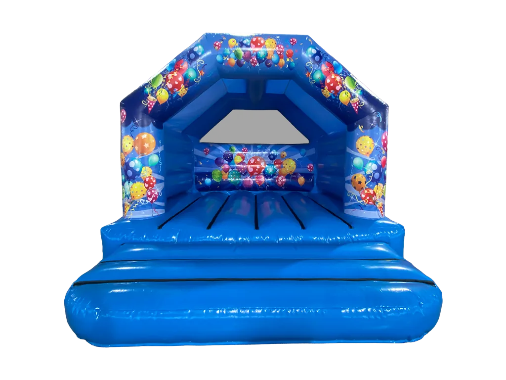 Dmuchaniec rama A Party 3,9 × 3,7 m, niebieski — zdjęcie 1 z 5