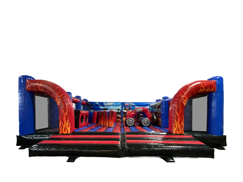Dmuchane centrum aktywności 3D Monster Truck 9,2 × 9,35 m — zdjęcie 1 z 6
