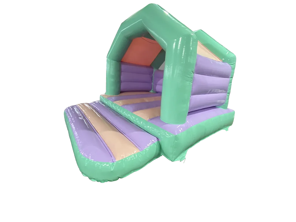 Dmuchaniec rama A 3,9 × 3,7 m, pastelowy wielokolorowy — zdjęcie 4 z 6