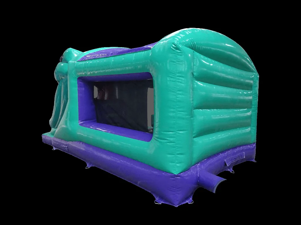 Dmuchaniec kombi 3D Dinozaur ze zjeżdżalnią z przodu 5,5 × 3,9 m — zdjęcie 4 z 5