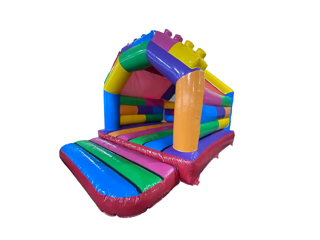 Dmuchaniec A-Frame 3D Klocki 4,7 × 3,8 m — zdjęcie 2 z 5
