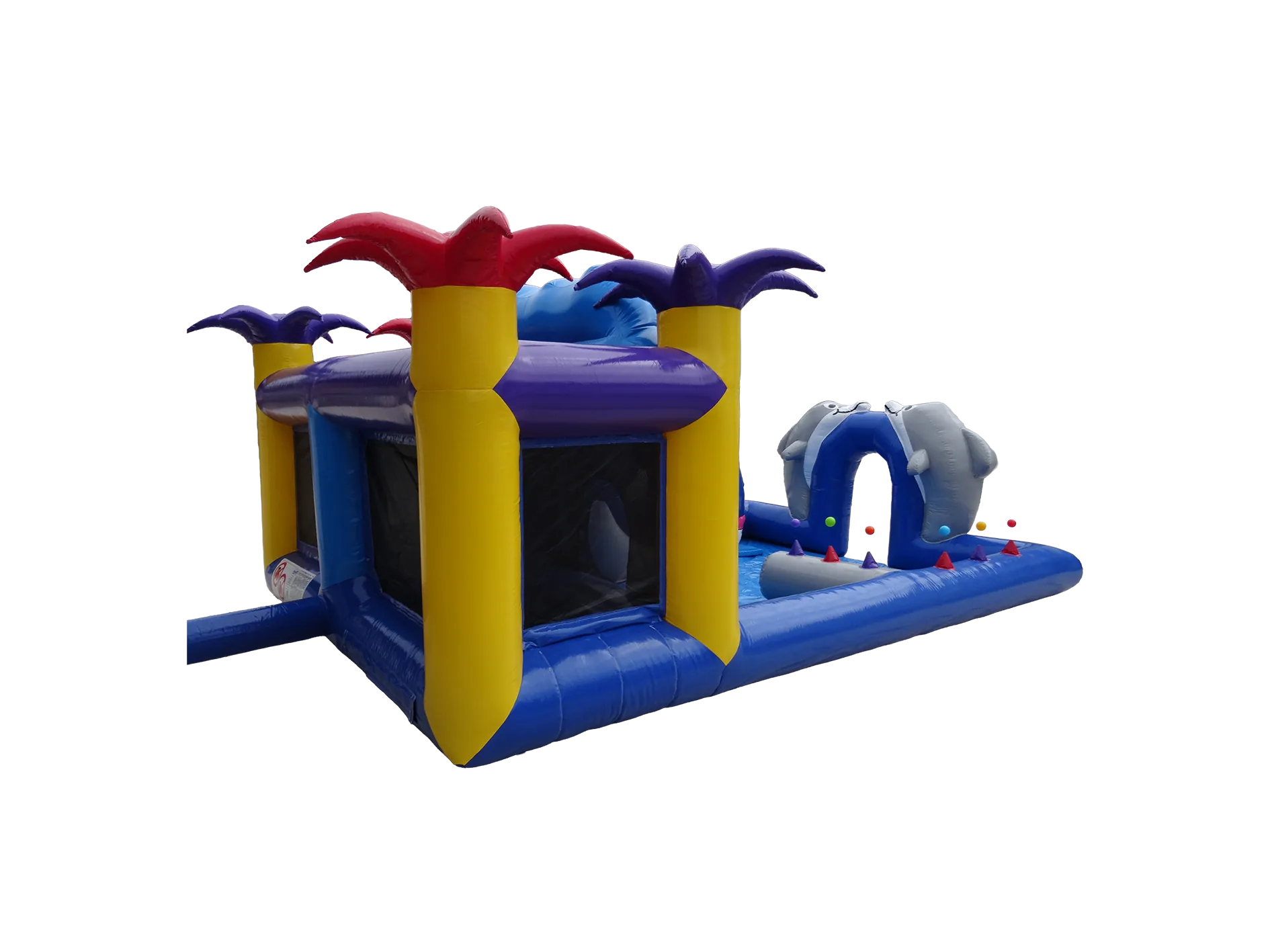 Dmuchana strefa zabawy 3D Ocean 6,1 × 4,1 m — zdjęcie 3 z 4