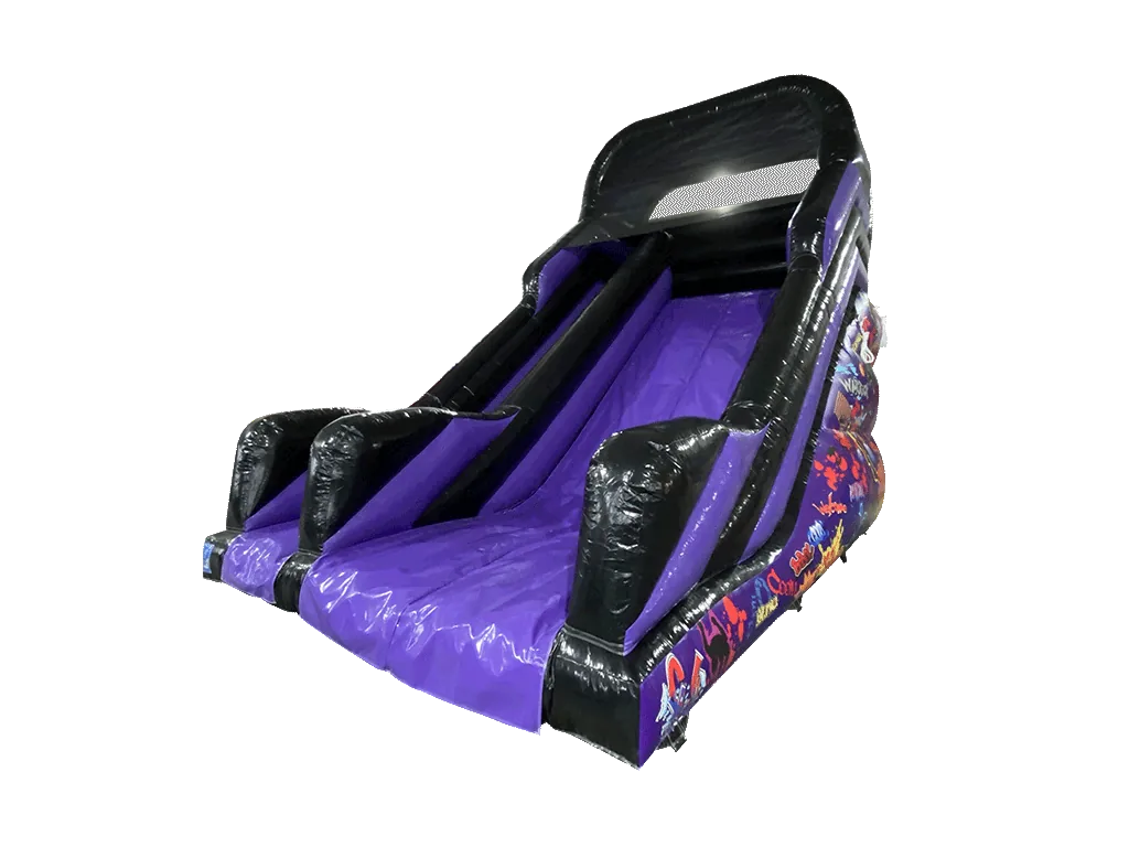 Dmuchana zjeżdżalnia Graffiti z platformą 3,4 m — zdjęcie 1 z 4