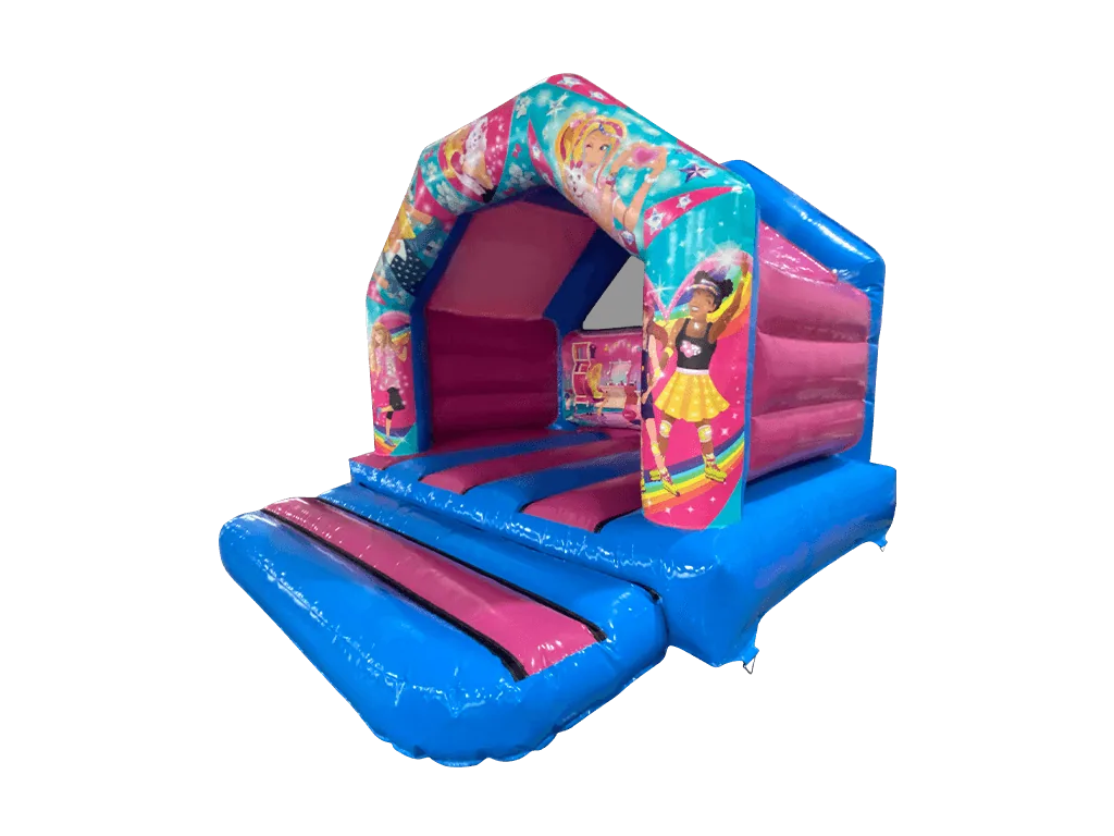 Zamek dmuchany z dachem typu A Dream Car 3,9 × 3,7 m — zdjęcie 2 z 6