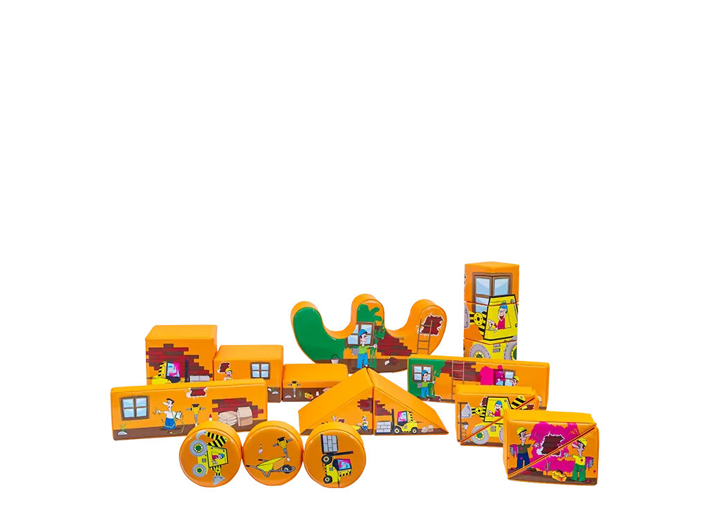 Zestaw soft play Budowa, 19 elementów — zdjęcie 2 z 20