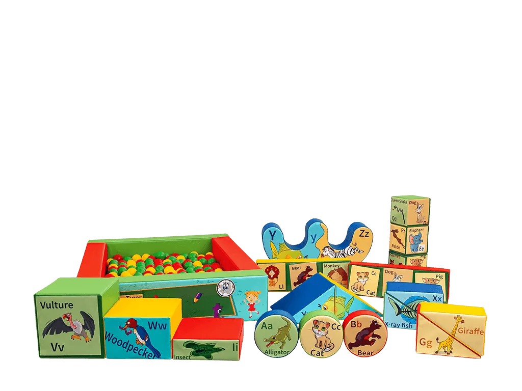 Zestaw soft play ABC, 19 elementów — zdjęcie 1 z 20
