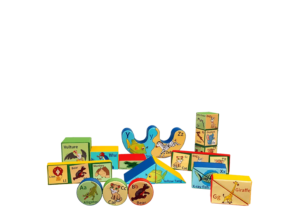 Zestaw soft play ABC, 19 elementów — zdjęcie 2 z 20