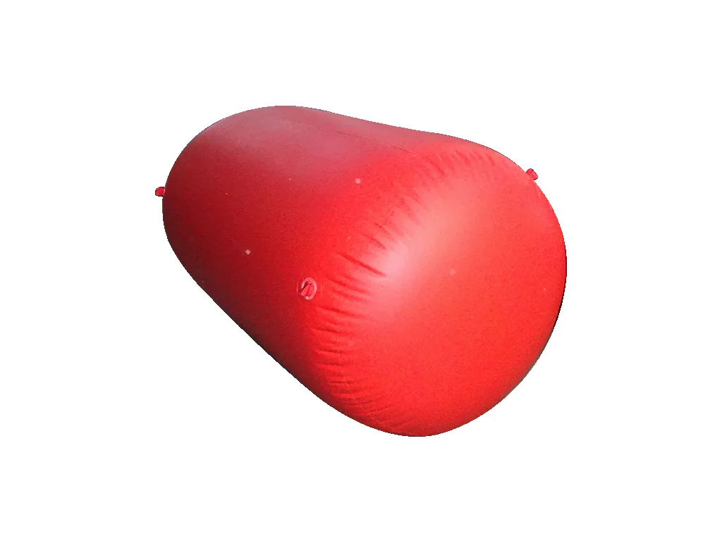 Dmuchana przeszkoda do paintballa Walec 1,4 × 1,4 m, czerwona, szczelna — zdjęcie 1 z 1