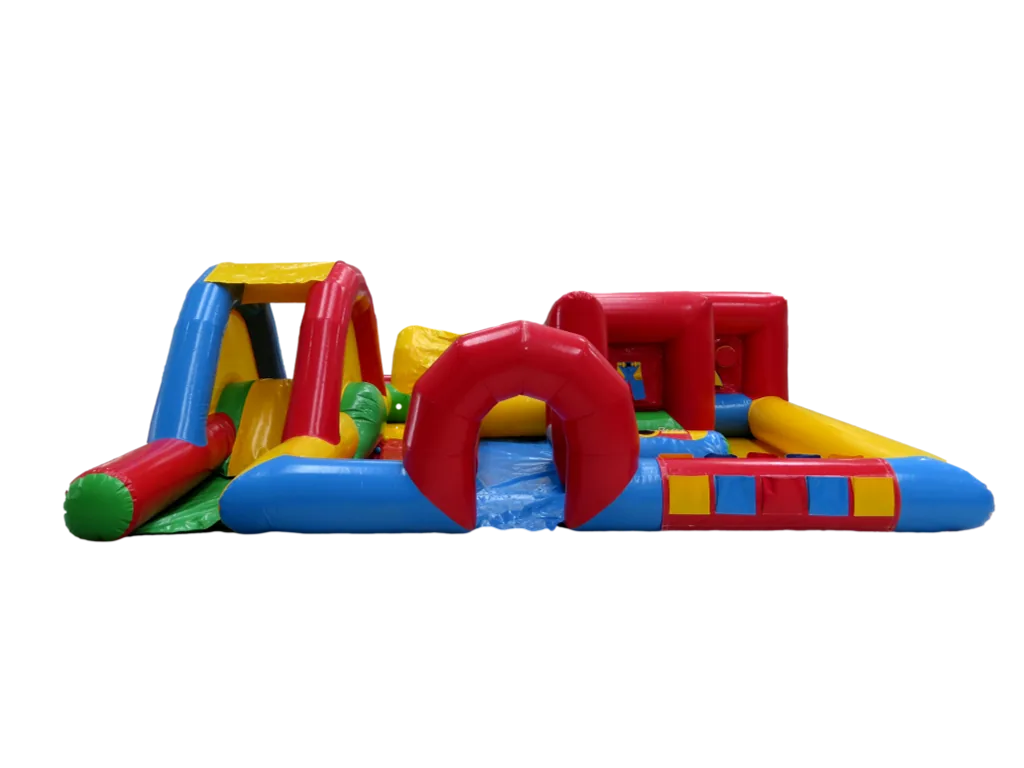 Dmuchana strefa zabawy edukacyjnej ze zjeżdżalnią 6 × 6 m — zdjęcie 1 z 6