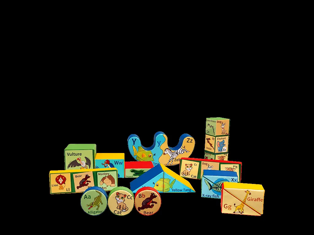 Zestaw soft play ABC, 18 elementów — zdjęcie 1 z 3