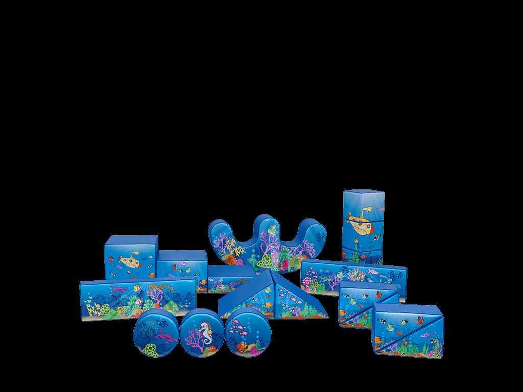 Zestaw soft play Ocean, 18 elementów — zdjęcie 1 z 3