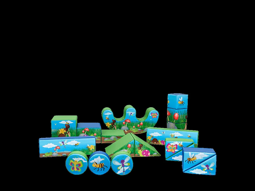 Zestaw soft play Robaczki, 18 elementów — zdjęcie 1 z 3