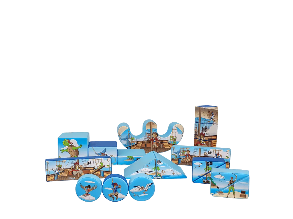 Zestaw soft play Piraci, 18 elementów — zdjęcie 1 z 3