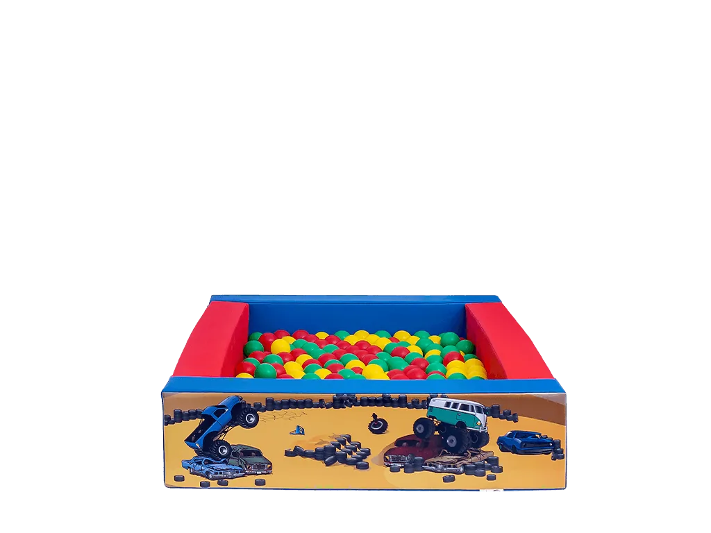 Piankowy basen z piłeczkami Monster Truck 1,5 × 1,2 m — zdjęcie 1 z 6
