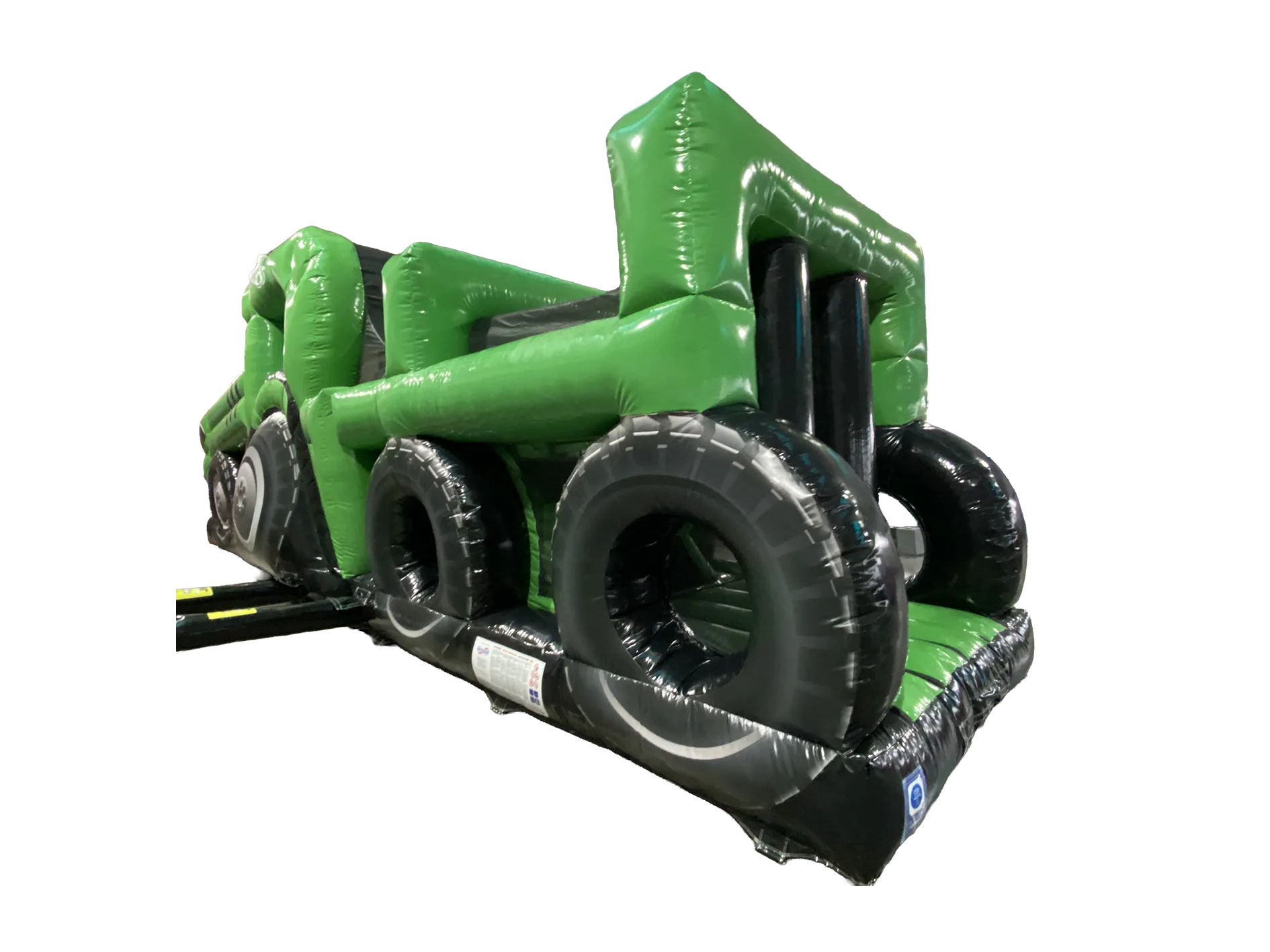 Dwuczęściowy dmuchany tor przeszkód Traktor 12,4 m — zdjęcie 3 z 7