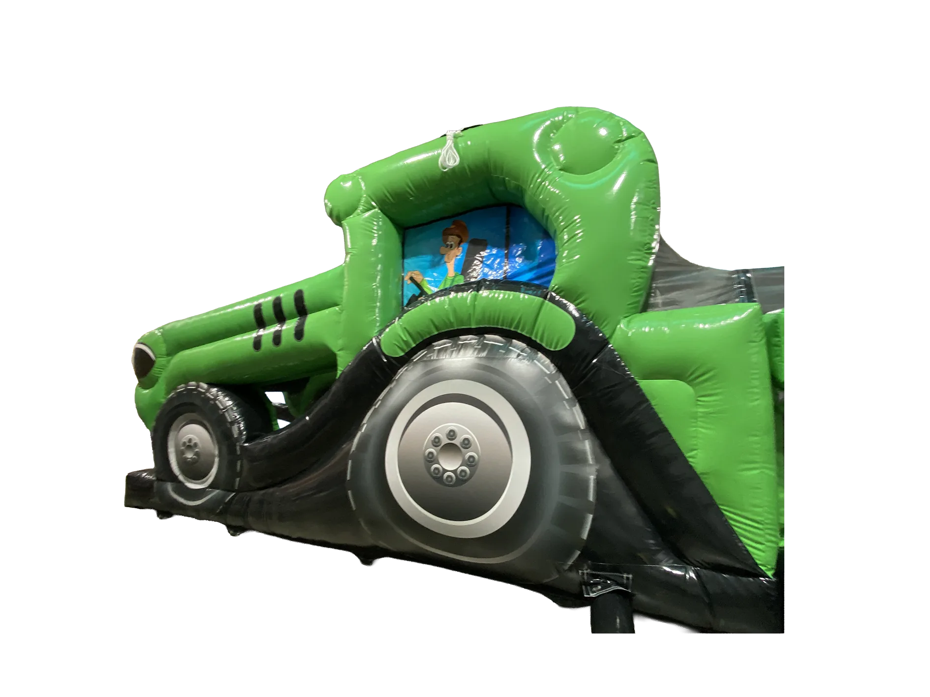 Dwuczęściowy dmuchany tor przeszkód Traktor 12,4 m — zdjęcie 7 z 7